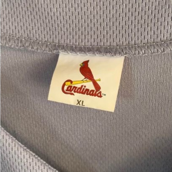 MLB Stephen Piscotty #55 Gray Road St. Louis Cardinals Baseball Jersey- men’s XL - Picture 4 of 4